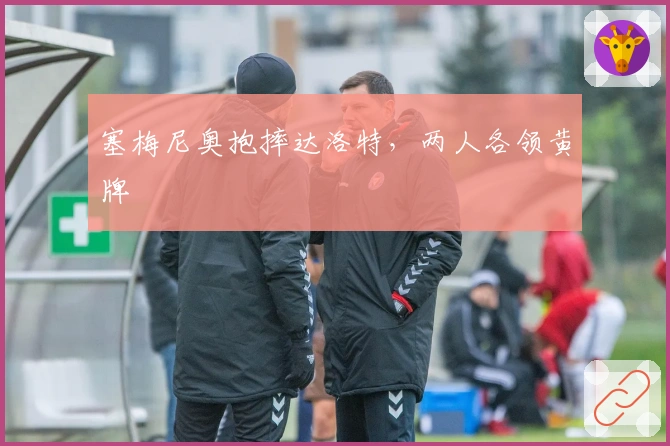 塞梅尼奥抱摔达洛特，两人各领黄牌